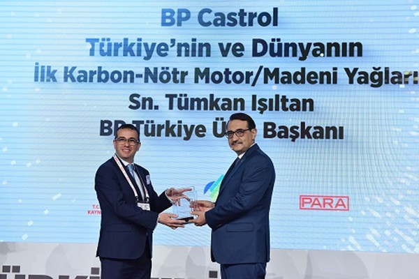Enerji ve Tabii Kaynaklar Bakanlığı’ndan Castrol’e ödül