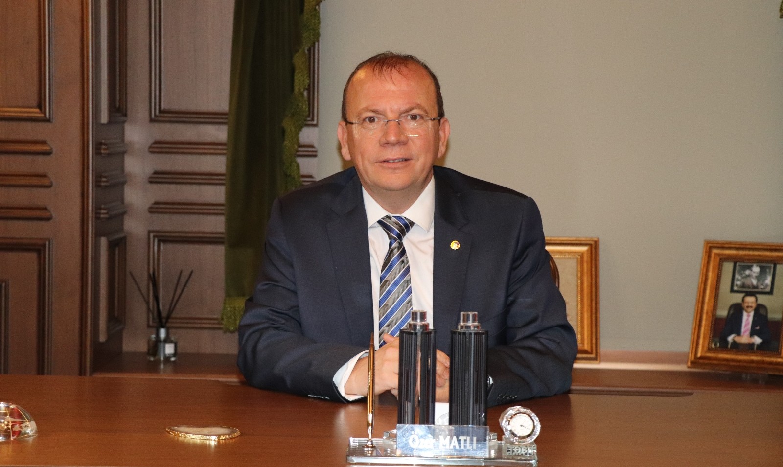 Matlı: “Zorluklar karşısında yılmadan üretmeye devam eden firmalarımızı kutluyorum”
