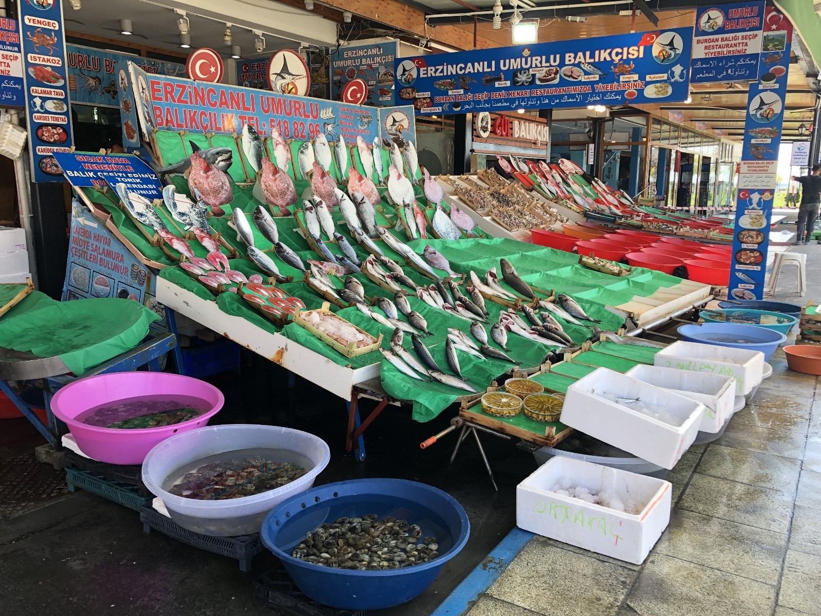 Kumkapı’daki balık tezgahları boş kaldı