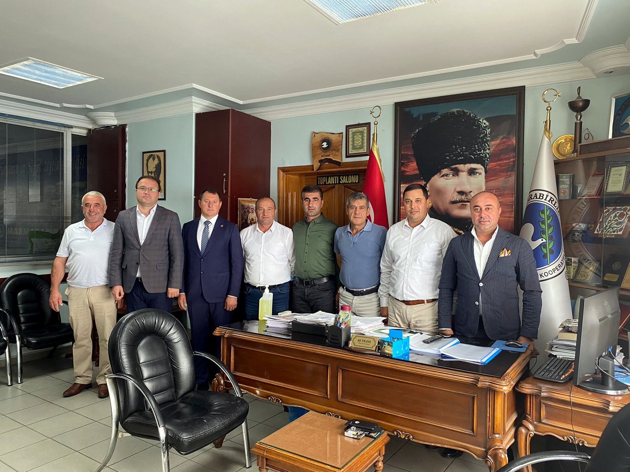 Marmarabirlik Mudanya Kooperatifi’nde nöbet değişimi