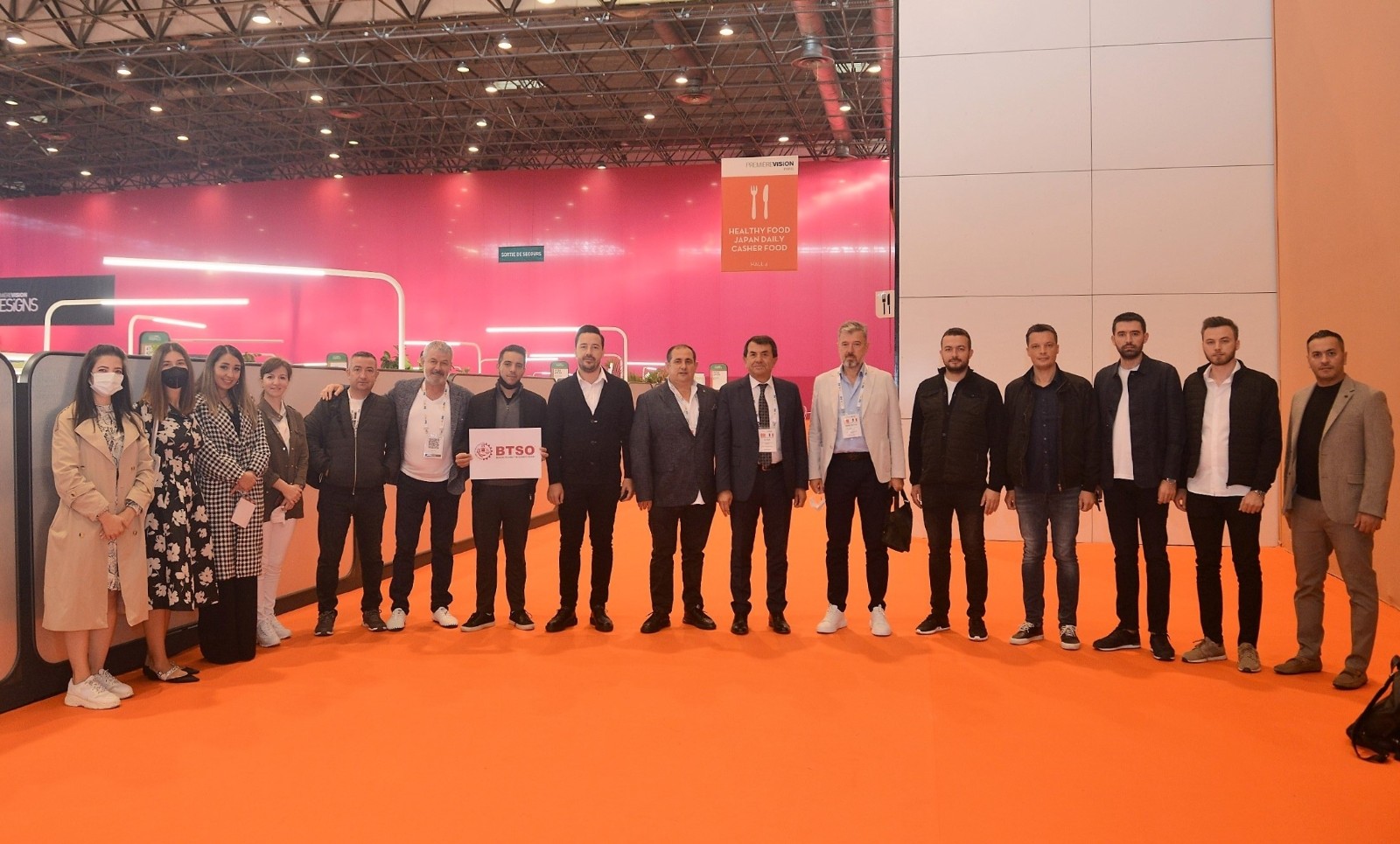 BTSO üyeleri Paris Premiere Vision Fuarı’nda