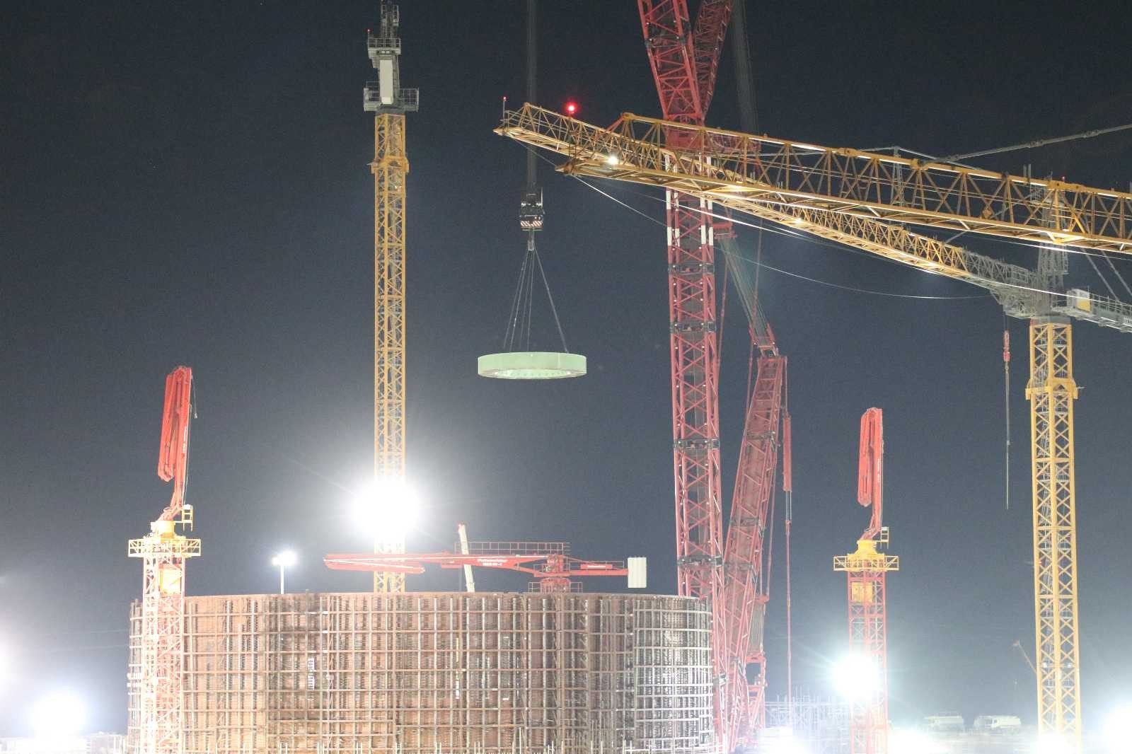 Akkuyu NGS’nin 2. güç ünitesine reaktör şaftının ana elemanları kuruldu