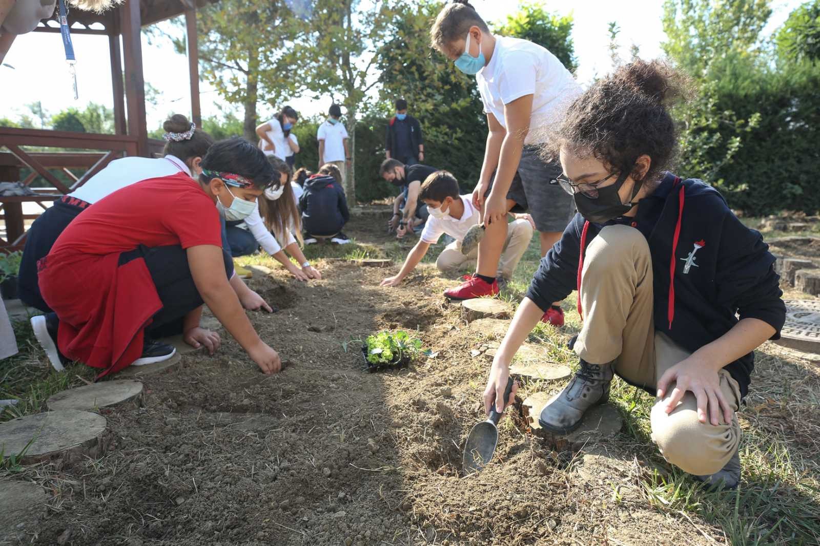 Nilüfer Belediyesi’nden okullara fide ve tohum desteği