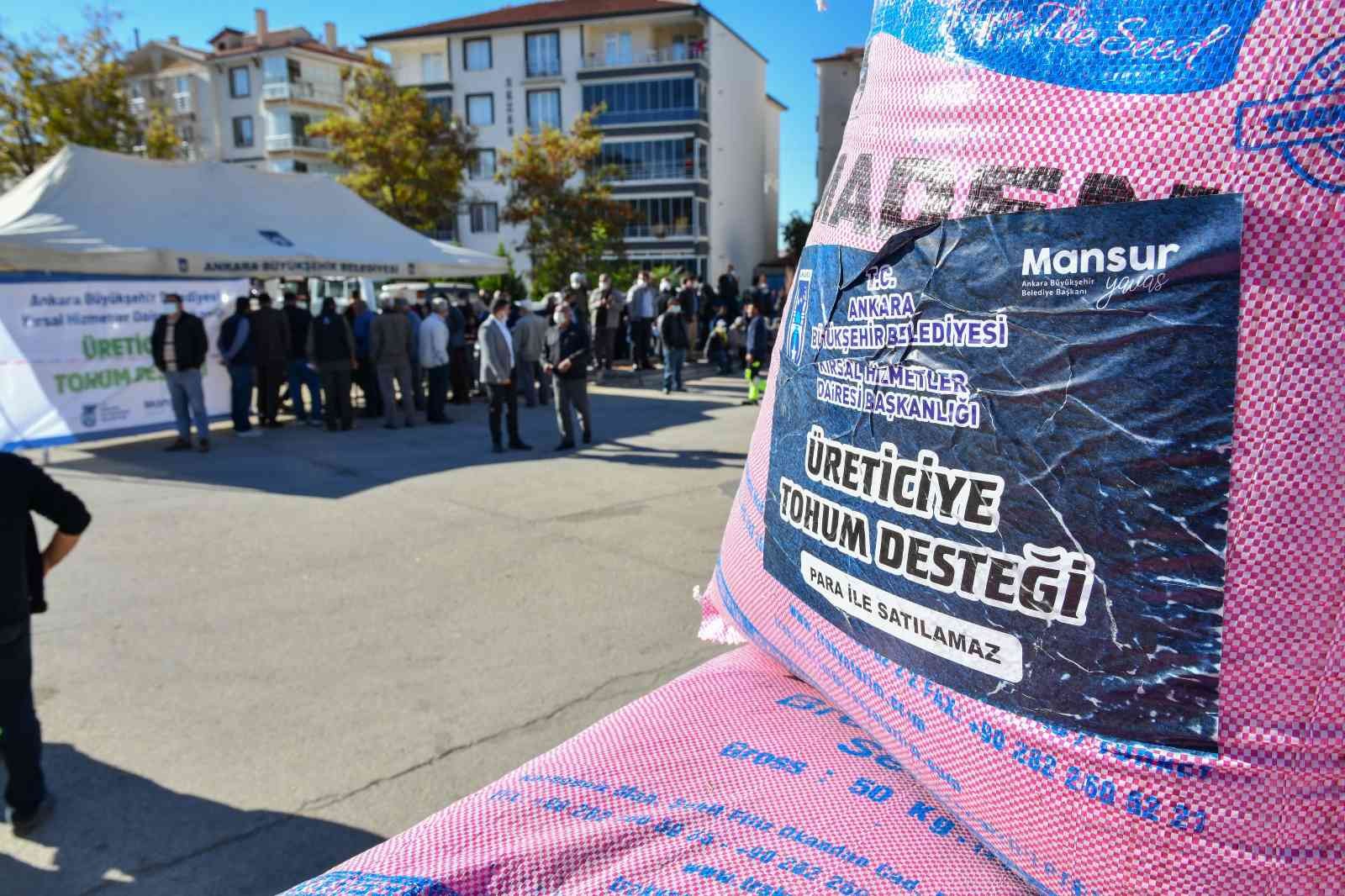 Türkiye’nin bu yılki en büyük arpa ve buğday tohumu desteği Başkentte başladı