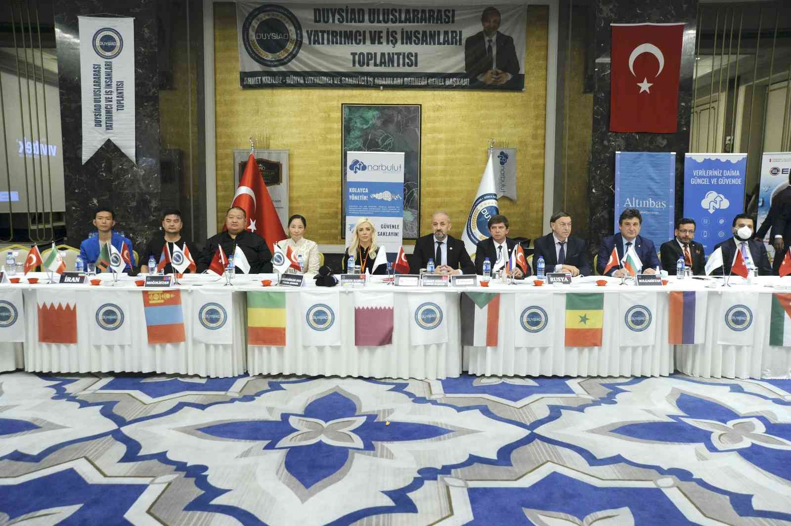 Uluslararası yatırımcı ve iş insanları bir araya geldi