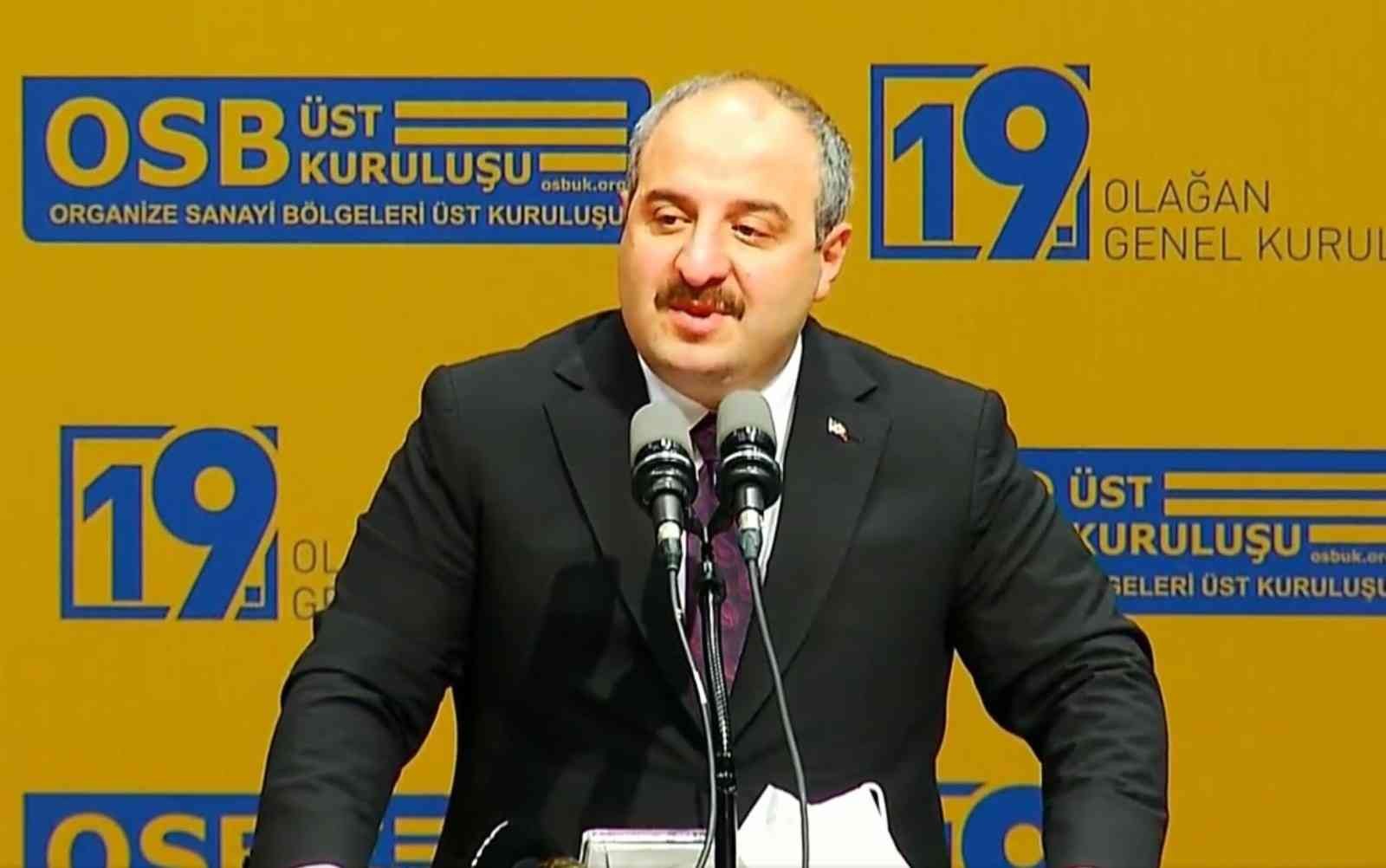 Bakan Varank: “Organize Sanayi Bölgeleri birer ticarethane değildir”