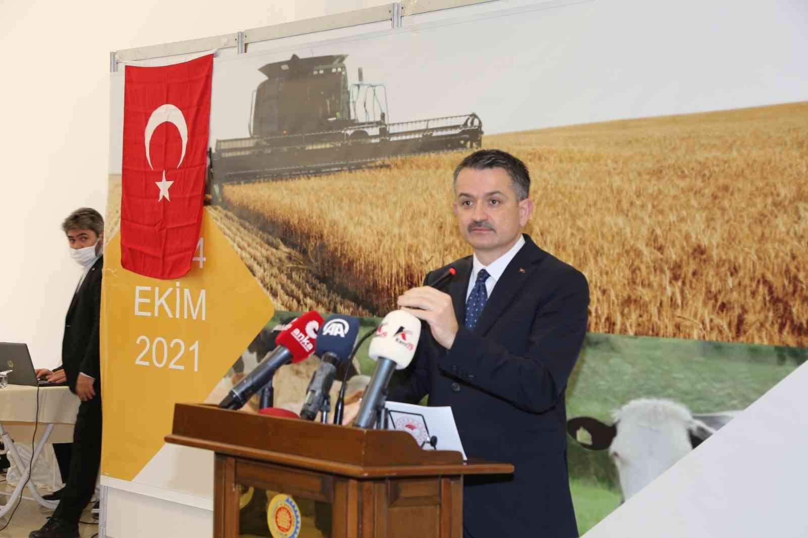 Tarım ve Orman Bakanı Bekir Pakdemirli: