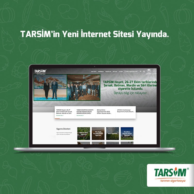 TARSİM’in yeni internet sitesi yayında