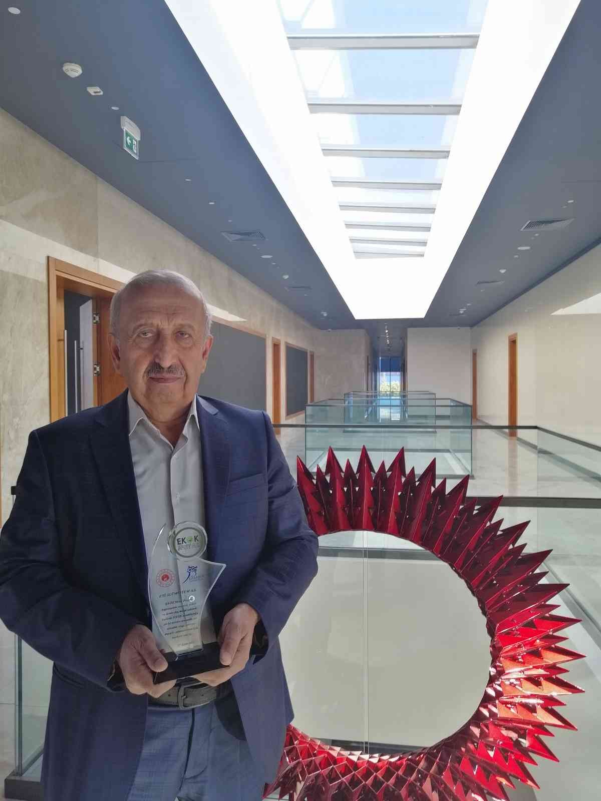 Entegre alüminyum tesisi Eti Alüminyum’a büyük ödül