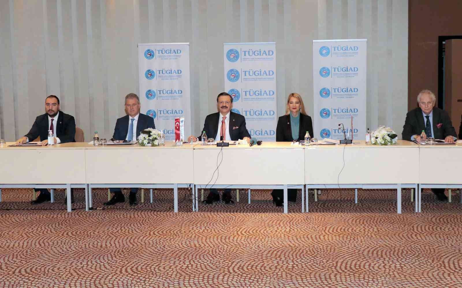 TÜGİAD Ege Şubesi TOBB Başkanı Hisarcıklıoğlu’nu ağırladı