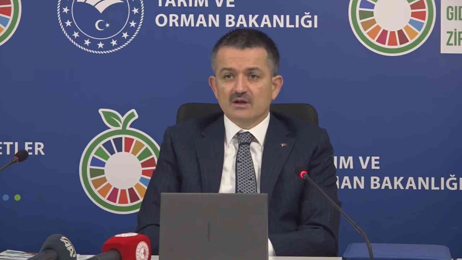 Bakan Pakdemirli, gıdanın ulusal yol haritasının hedeflerini duyurdu: “Güvenilir gıdaya herkesin makul fiyatlarla erişimi”