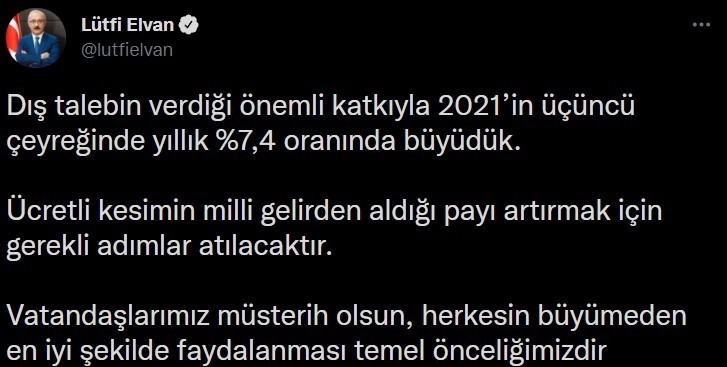 Bakan Elvan: "Herkesin büyümeden en iyi şekilde faydalanması temel önceliğimizdir”