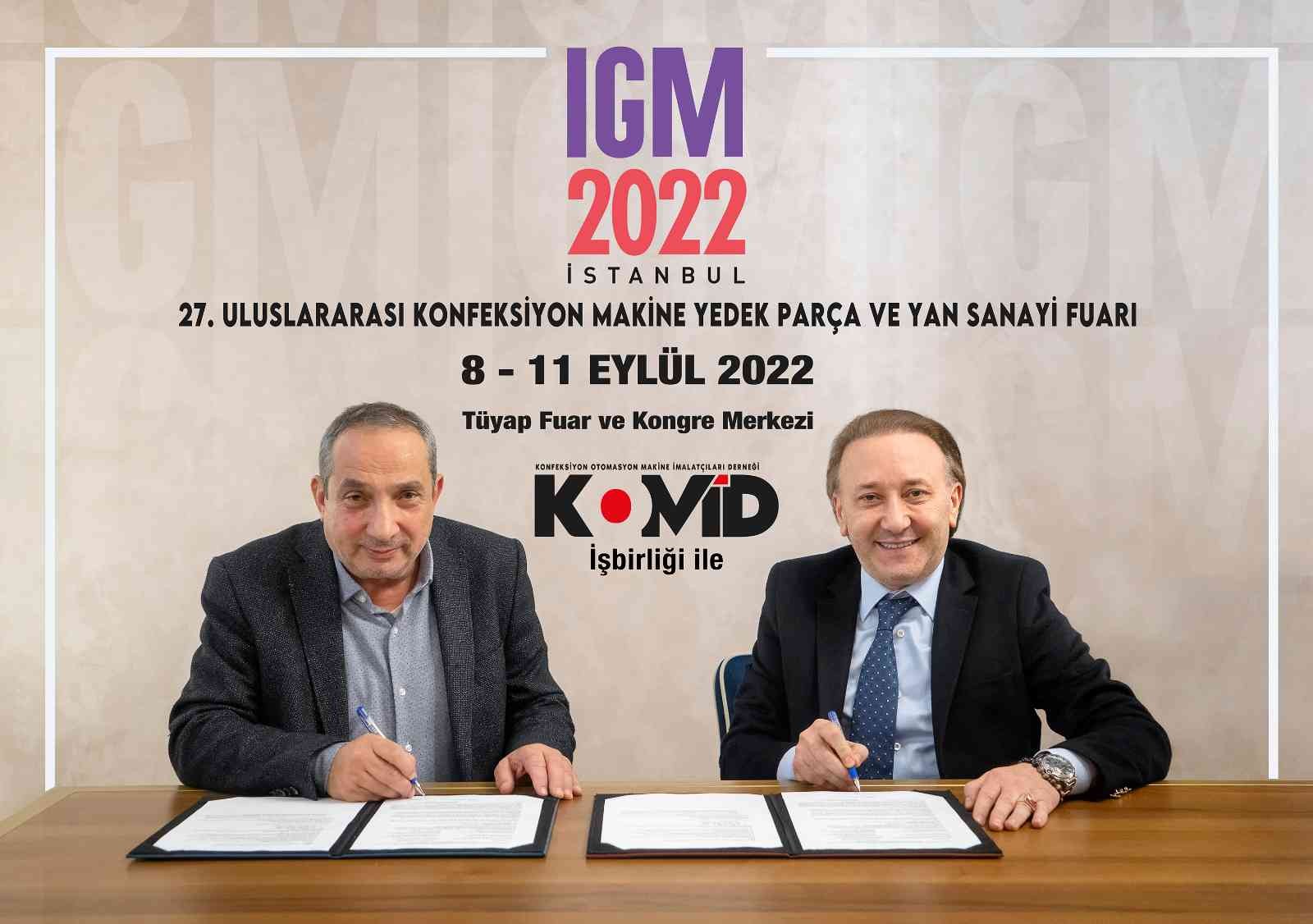 KOMİD’den, IGM 27. Uluslararası Konfeksiyon Makineleri Fuarı’na tam destek