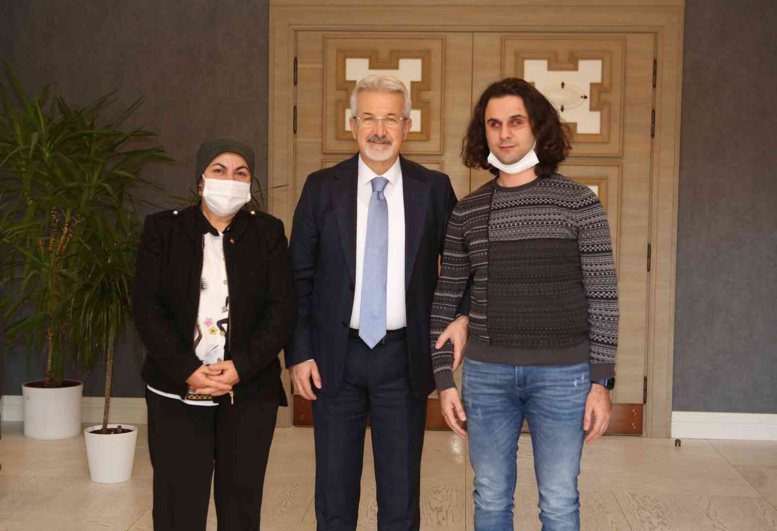 Engelli hakları çalışma grubundan Başkan Erdem’e ziyaret