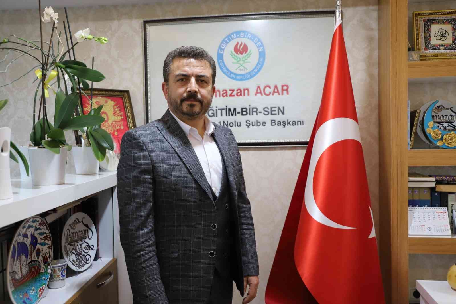 Acar: “Hak ihlâllerine sessiz kalmak, haksızlığa ortak olmaktır”