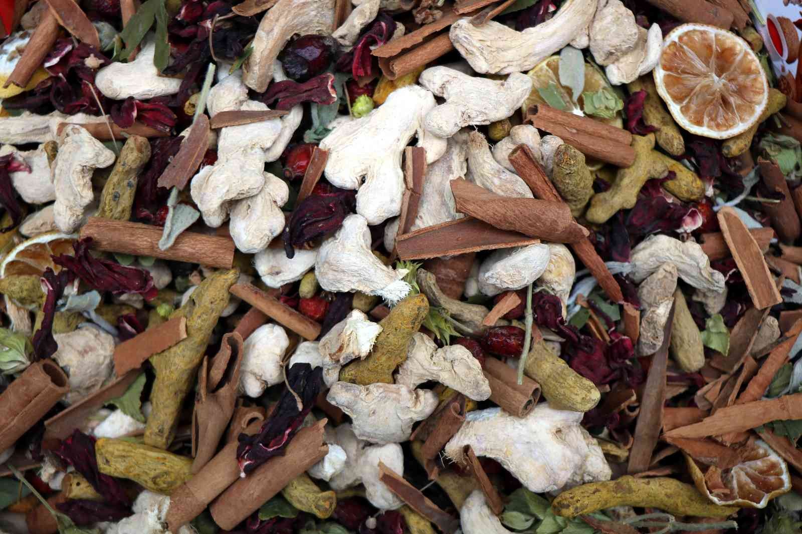 Kış çaylarına ilgi arttı