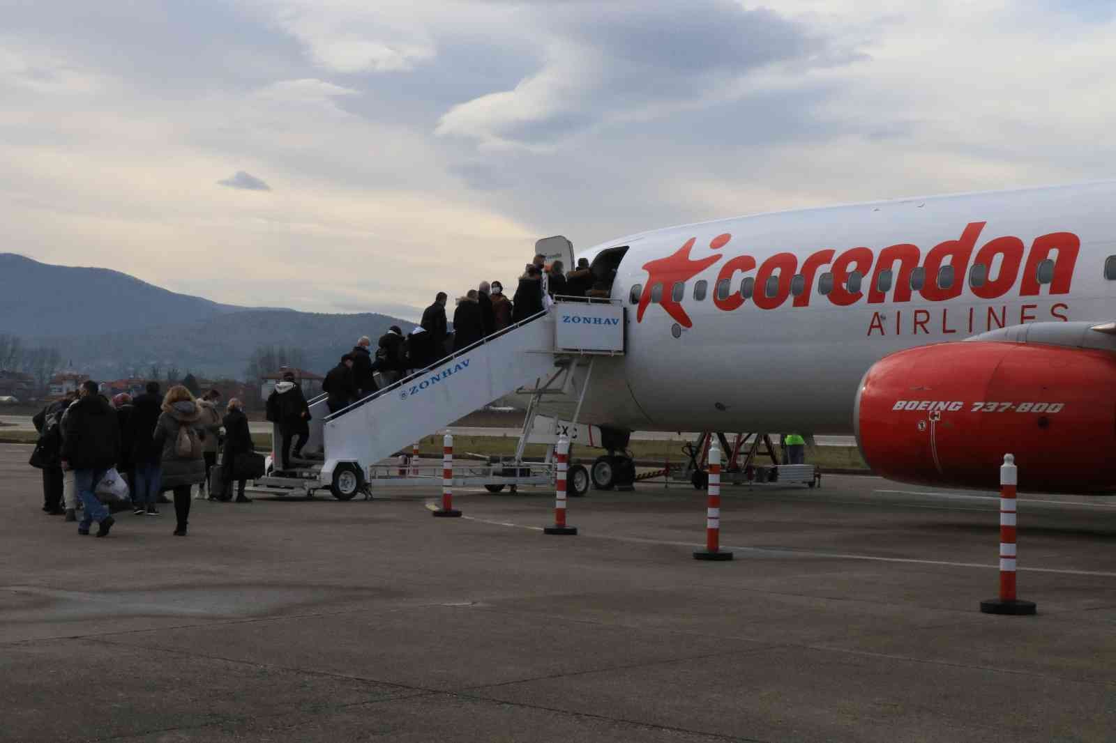 Pistin uzatılmasından sonra havalimanı hareketlendi