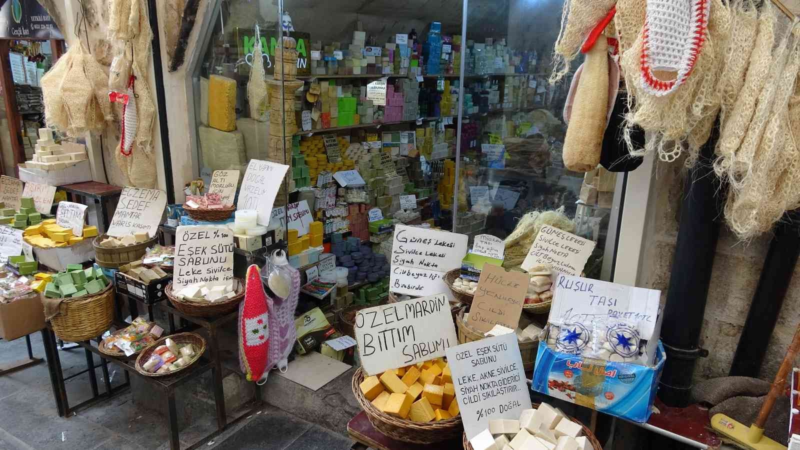 Mardin’in bıttım sabunu da kuraklıktan nasibini aldı