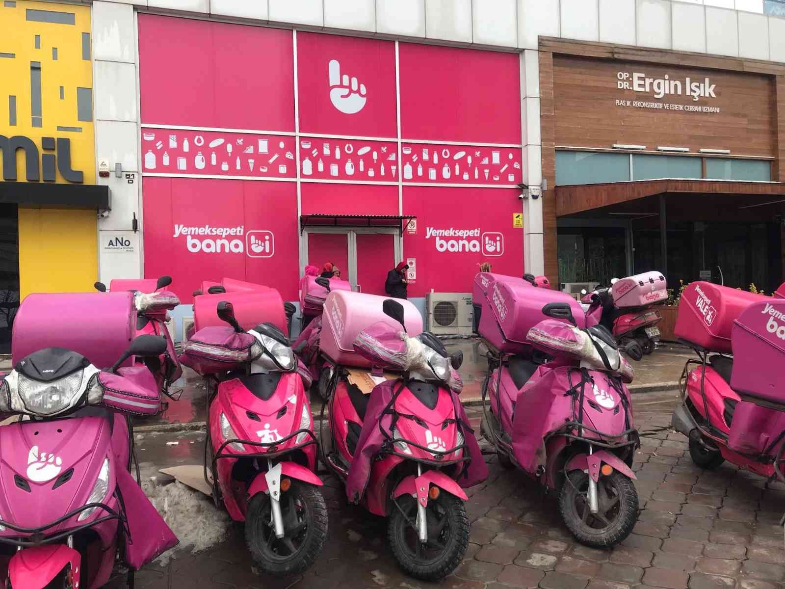 Ankara’da Yemek Sepeti motokuryeleri kontak kapattı