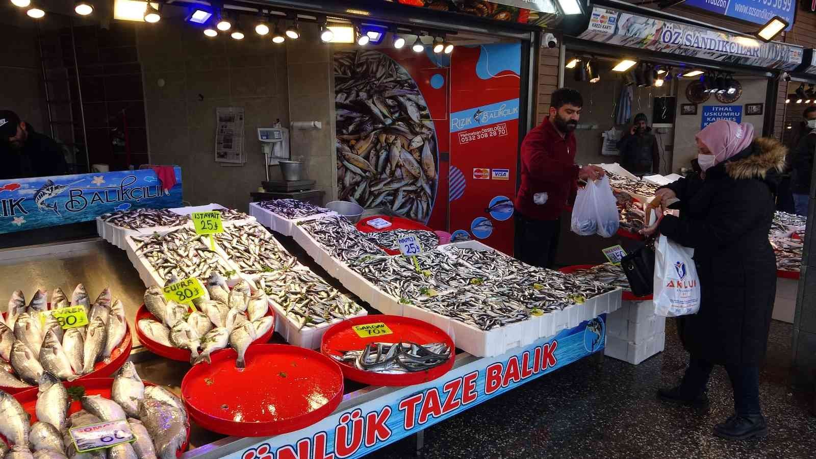 İğneada’dan gelen hamsi Trabzon’da 25 TL’den alıcı buluyor