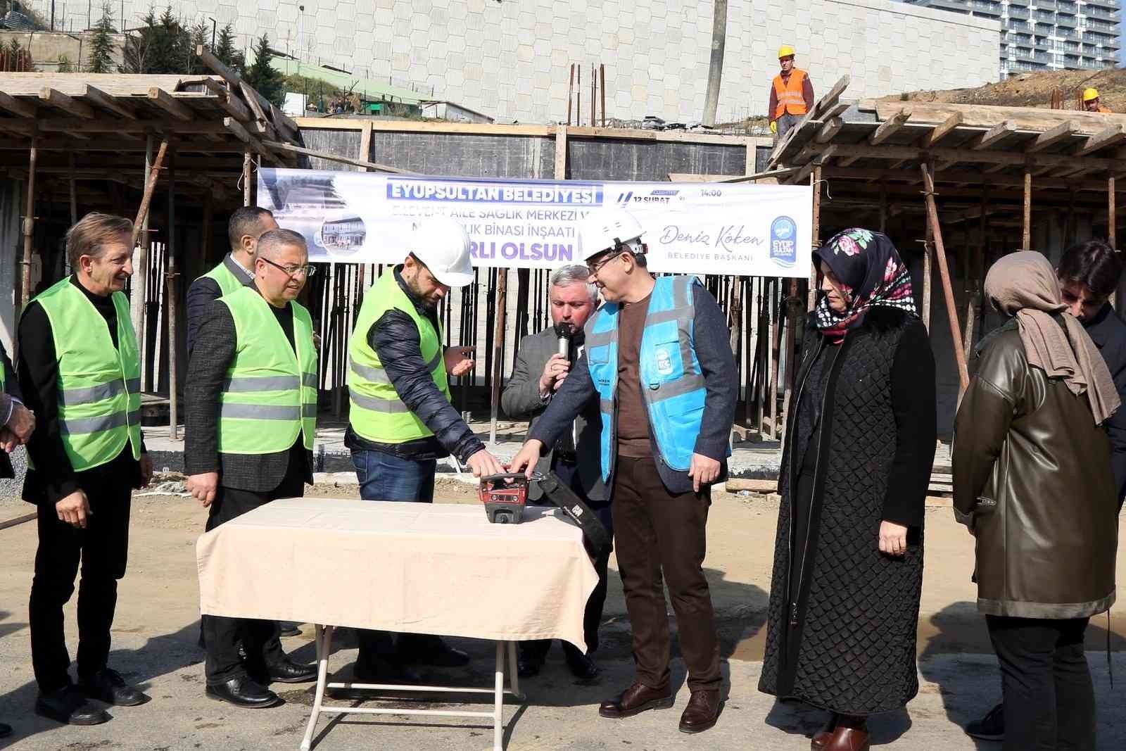 5. Levent Aile Sağlığı Merkezi ve Muhtarlık Binası temeli atıldı