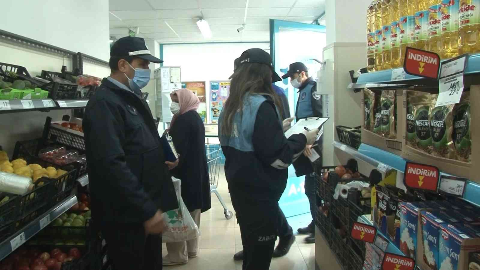 Arnavutköy’de marketlerde KDV indirimi denetimi yapıldı