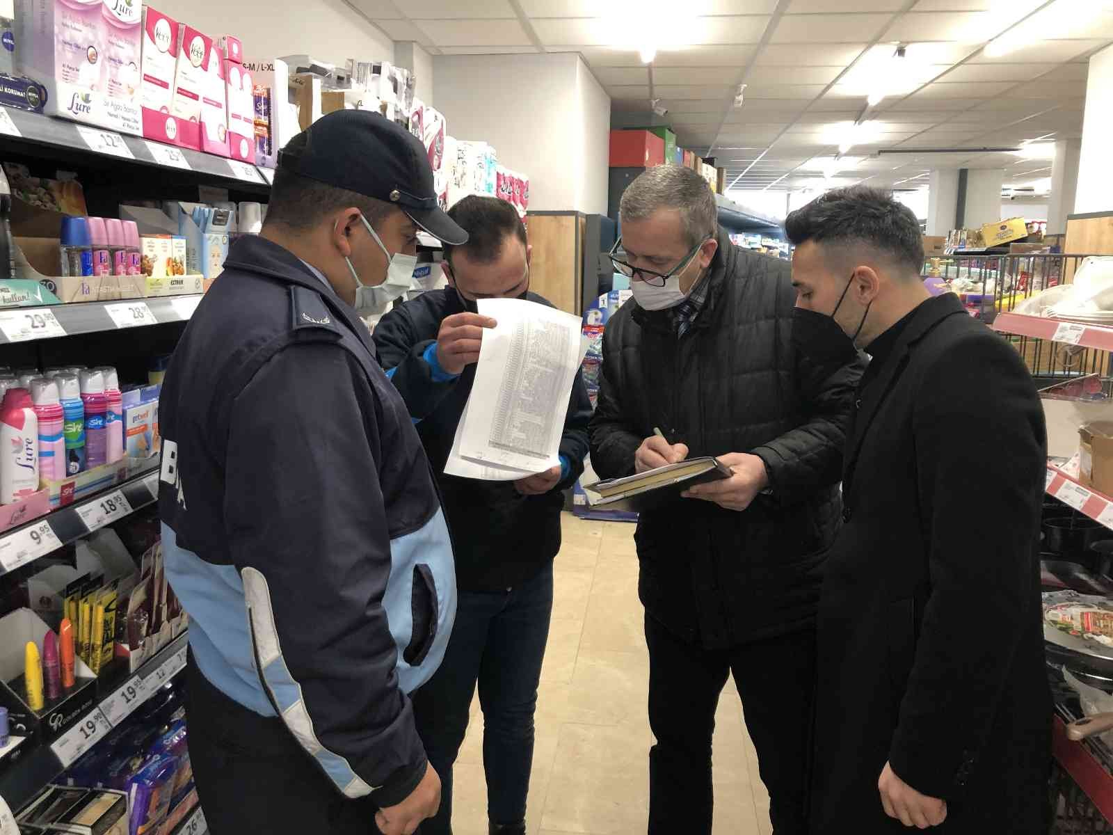 Kastamonu’da marketlerde KDV denetimi: 6 market hakkında tutanak tutuldu