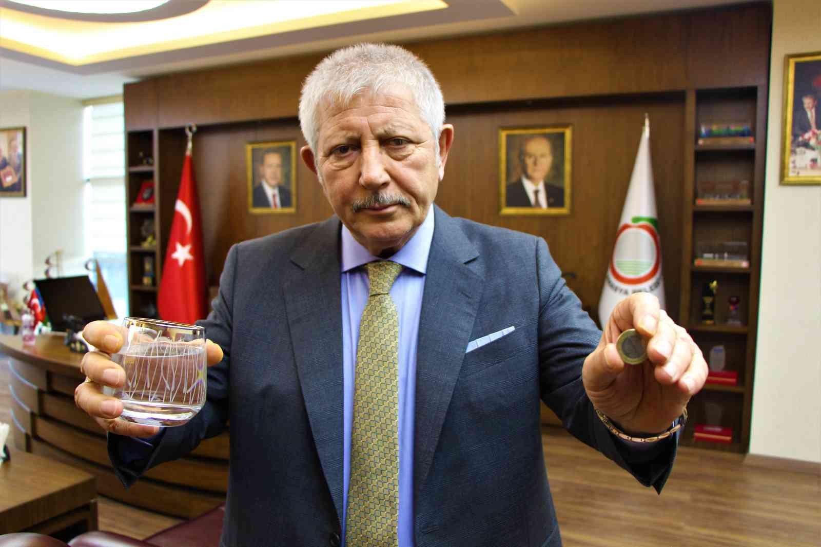 Amasya’da ’su’ya büyük indirim: 1 m3 su 1 lira