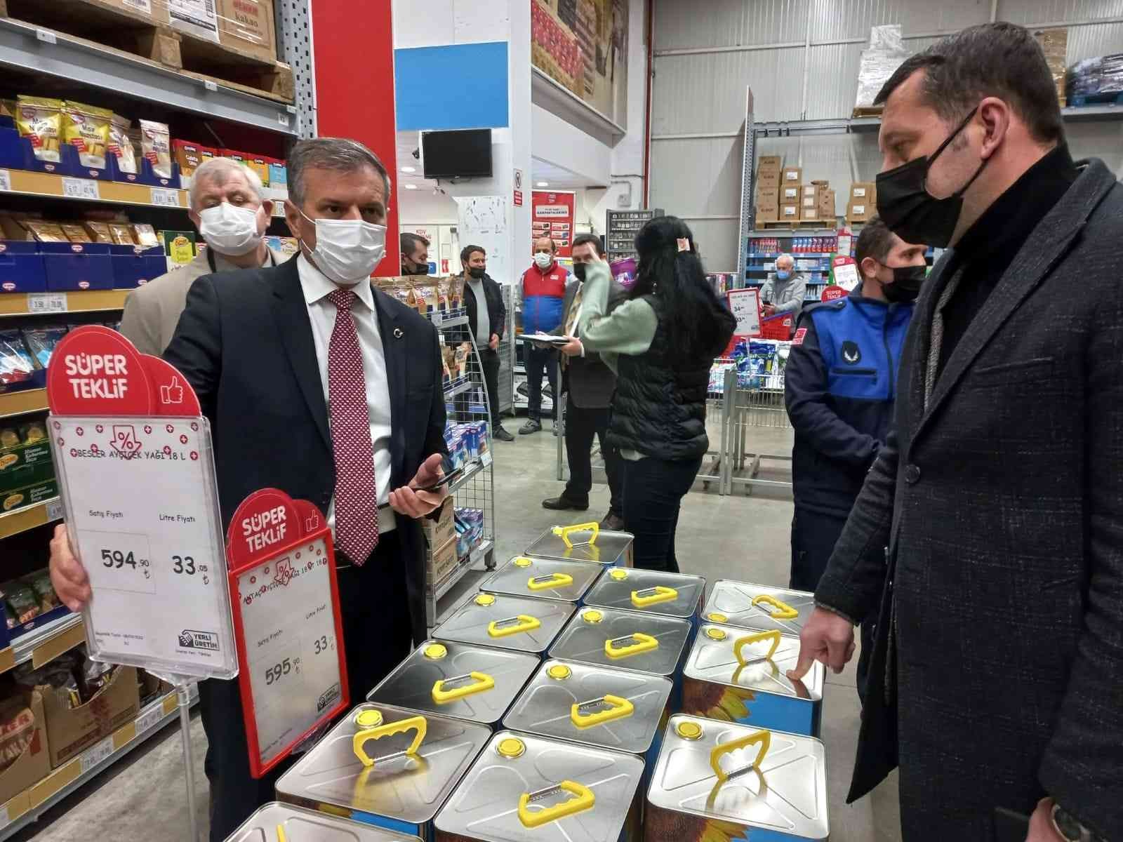 Vali Dağlı: “Samsun’da ayçiçek yağı sorunu yok"