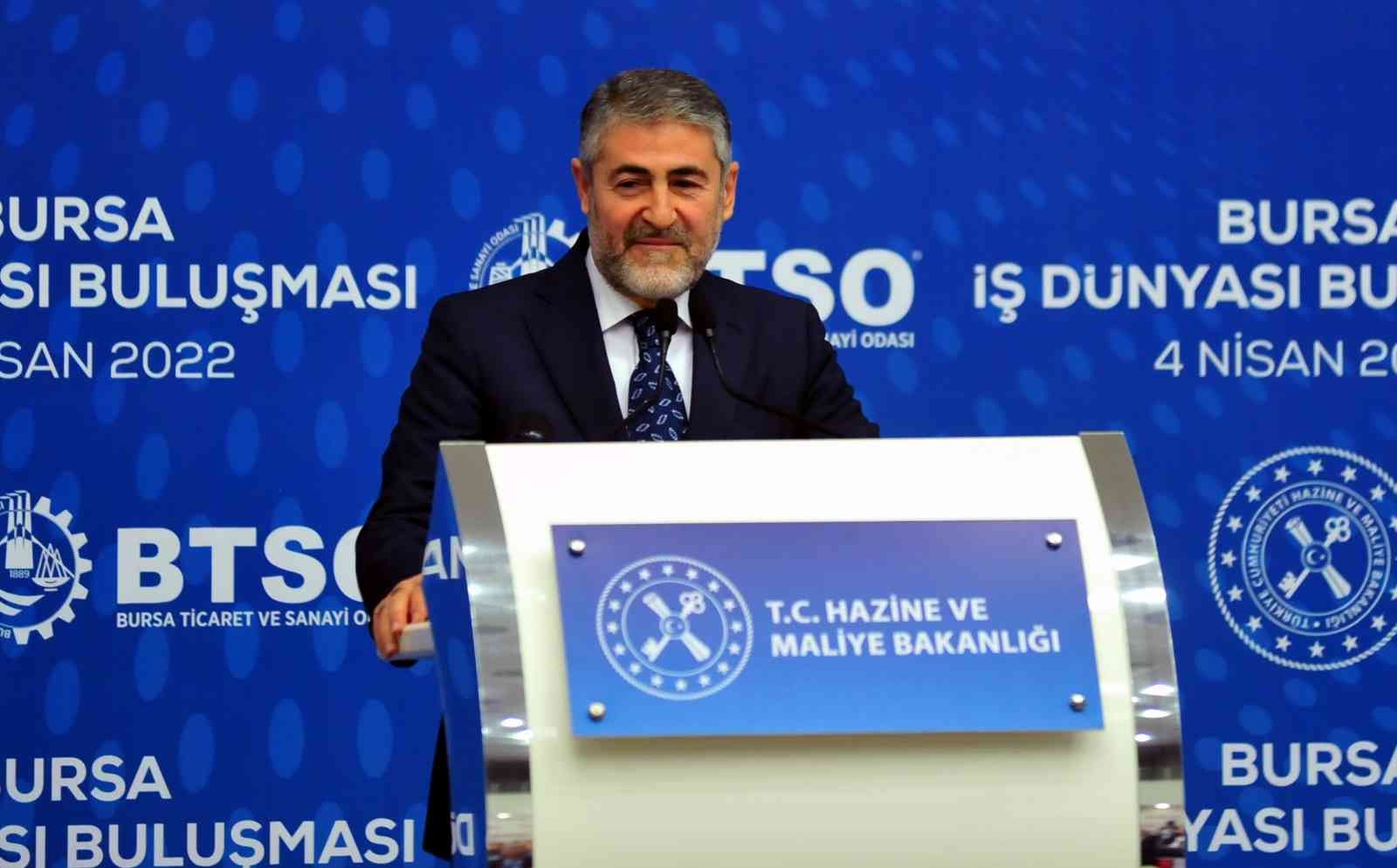 Bakan Nebati: "Kur Korumalı Mevduat ve Katılım Hesabı bakiyesi 1 Nisan itibarıyla 695 milyar TL’ye ulaşmıştır”