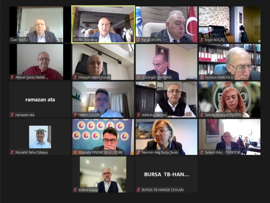 TOBB Türkiye Tarım Meclisi, sektörde yaşanan gelişmeleri istişare etti
