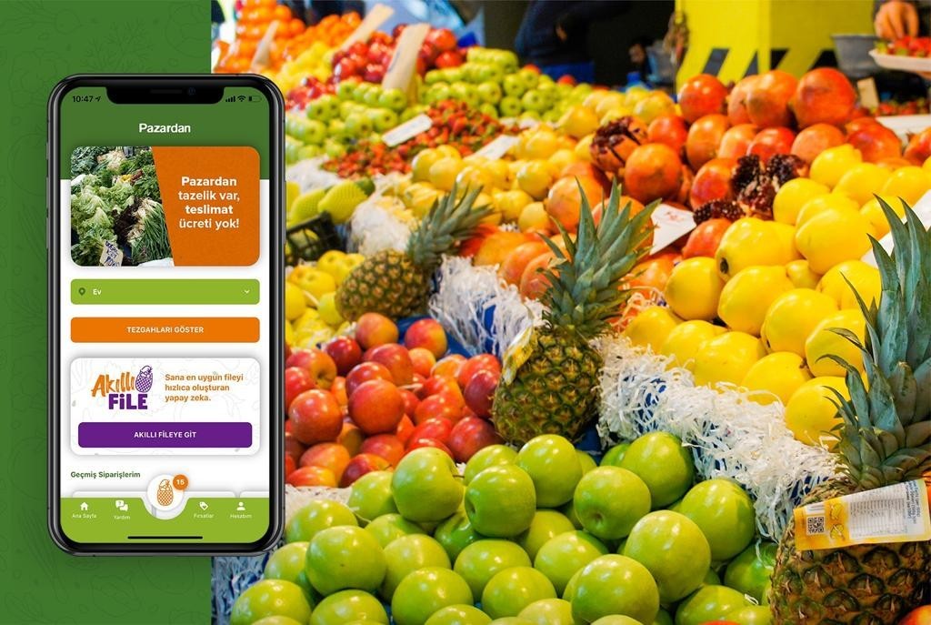 Tezgahtan sofraya alışveriş uygulamasına 1 milyon 350 bin liralık yatırım