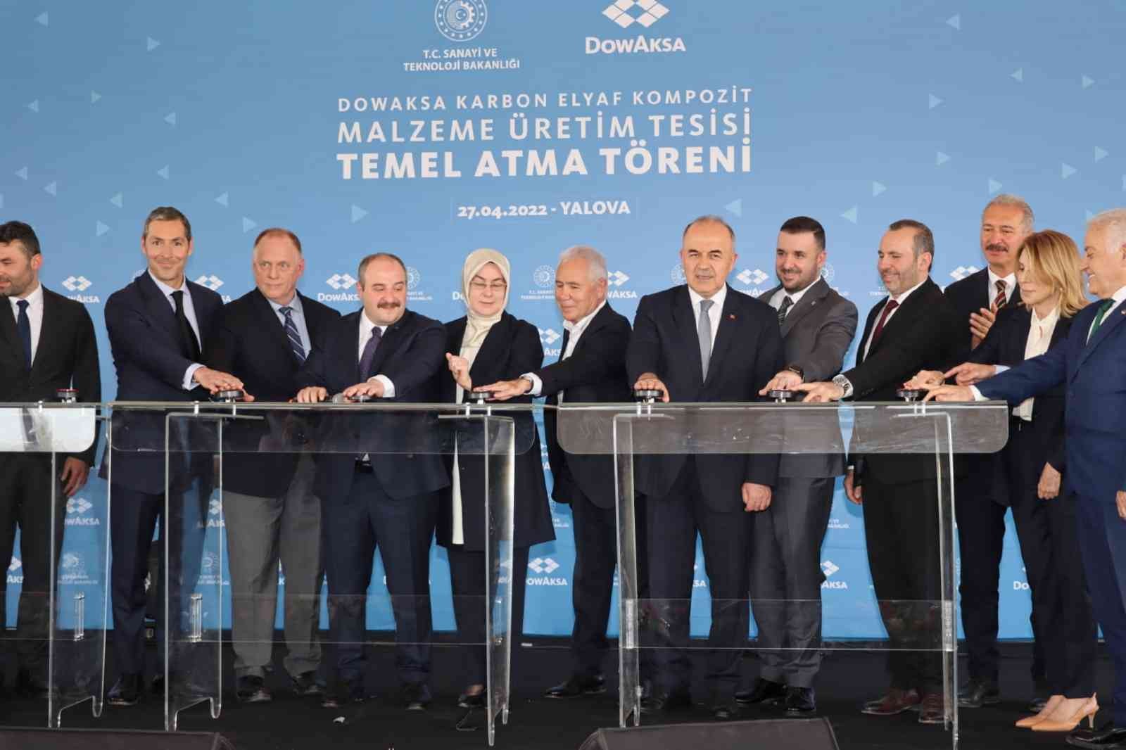 DowAksa’nın yeni entegre tesisinin temelini atıldı