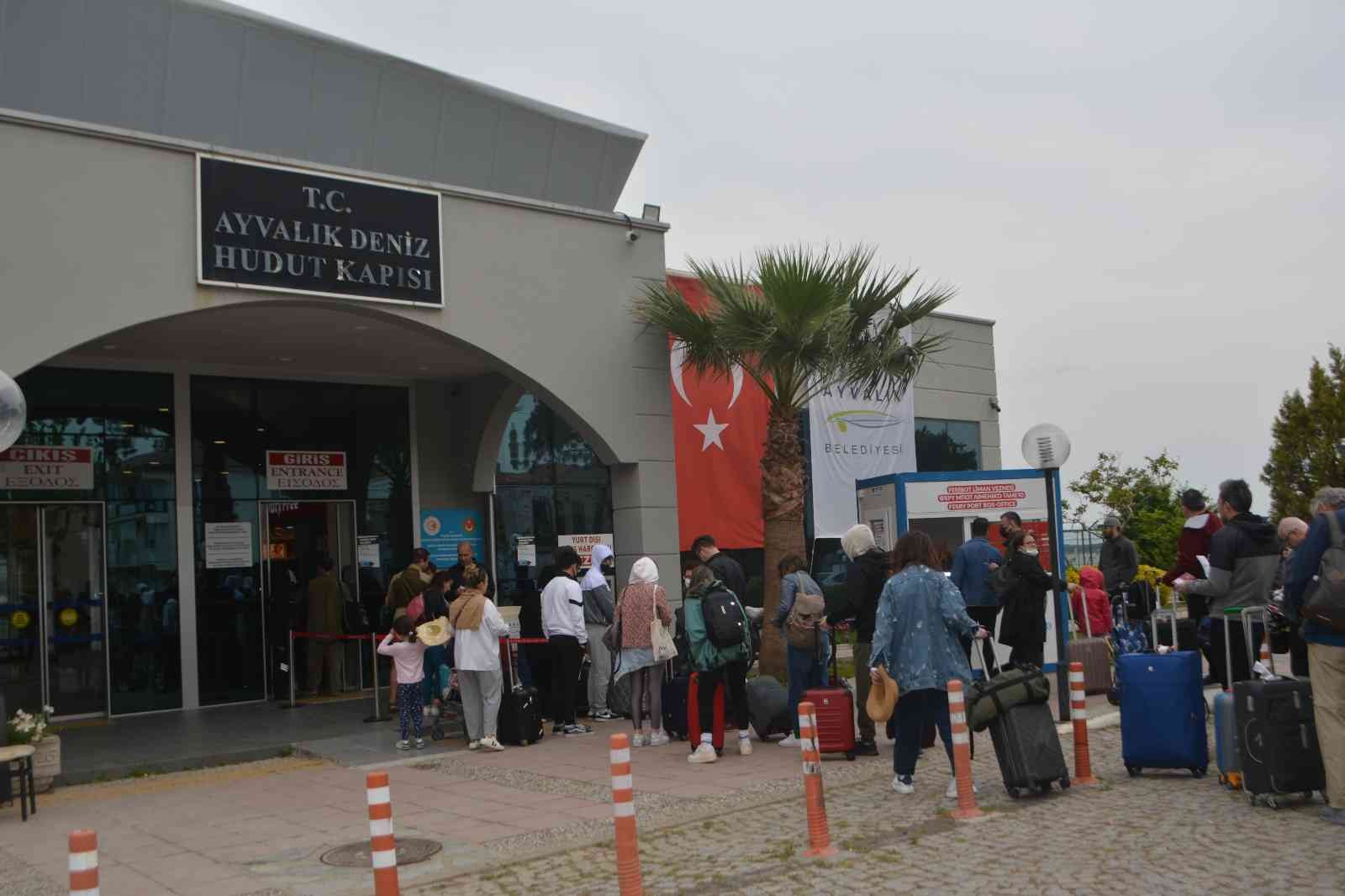 Türk turistlerden Yunan adalarına bayram yoğunluğu
